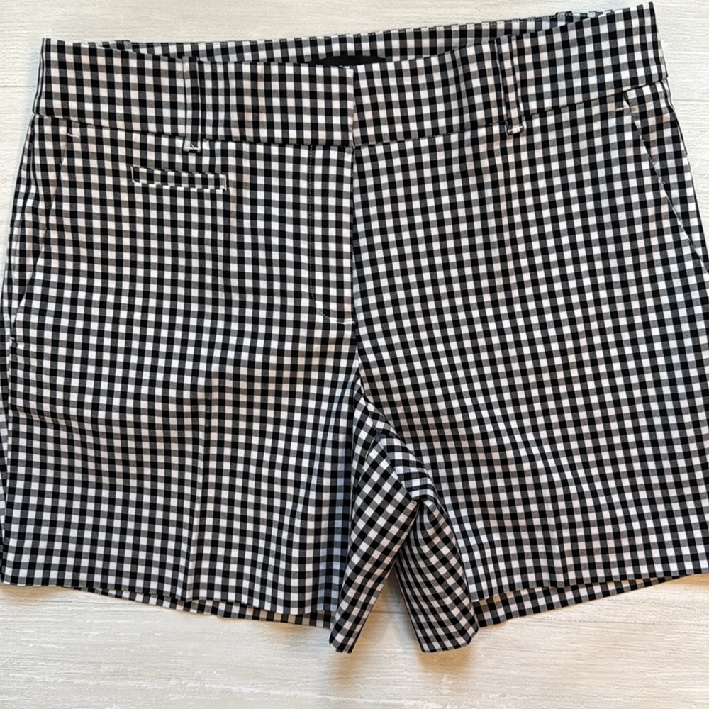 Ann Taylor Black and White Checkered Shorts - Picture 3 of 7